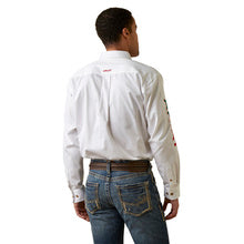 Ariat Classic Fit Button-Front Team Logo Long Sleeve Twill Shirt white/ Mexico 10040911