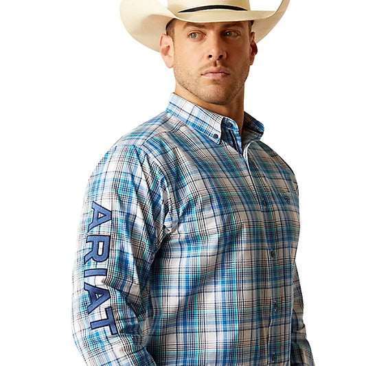Ariat Mens Pro Team Griffen Long Sleeve White 10048390