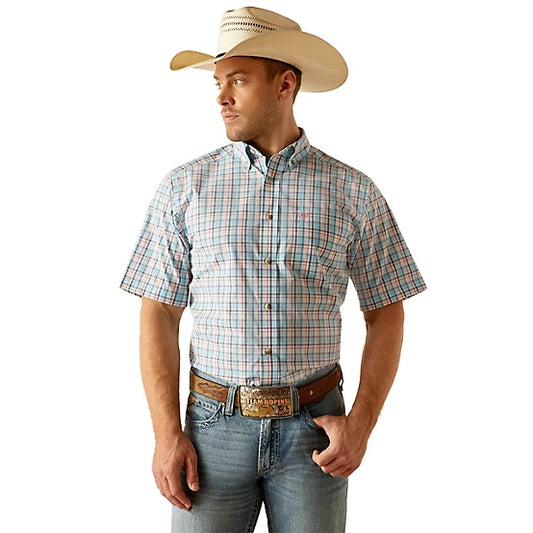 Ariat Men's Pro Series Karson Classic Fit Western Short-Sleeve Button-Down Shirt 10048438