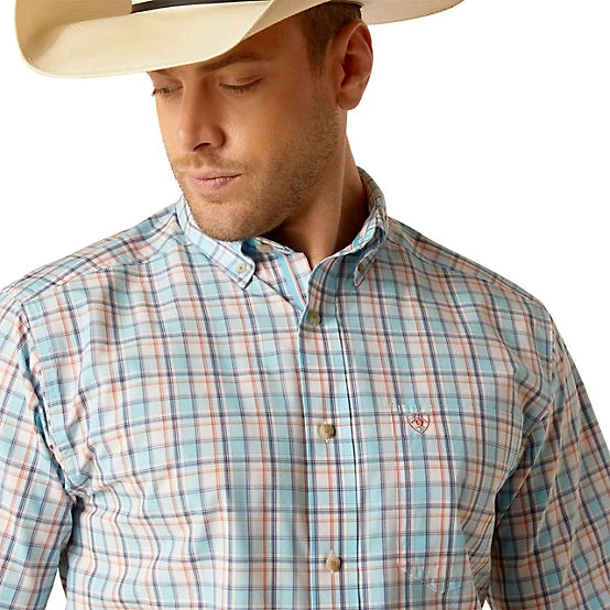 Ariat Men's Pro Series Karson Classic Fit Western Short-Sleeve Button-Down Shirt 10048438