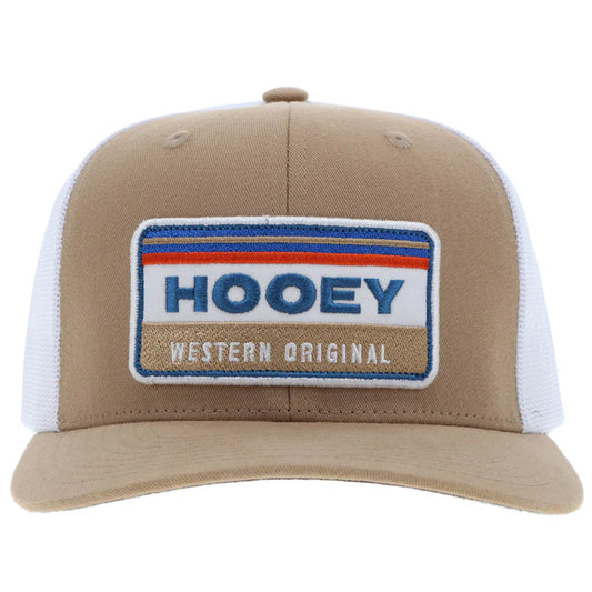 2335T-TNWH Horizon Hooey Tan/ White 6- Panel Trucker