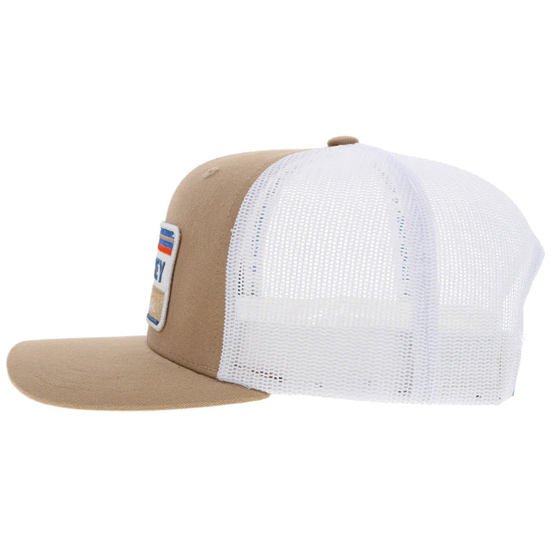 2335T-TNWH Horizon Hooey Tan/ White 6- Panel Trucker