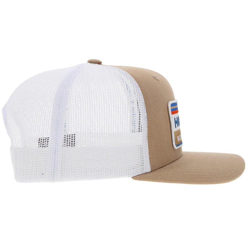 2335T-TNWH Horizon Hooey Tan/ White 6- Panel Trucker