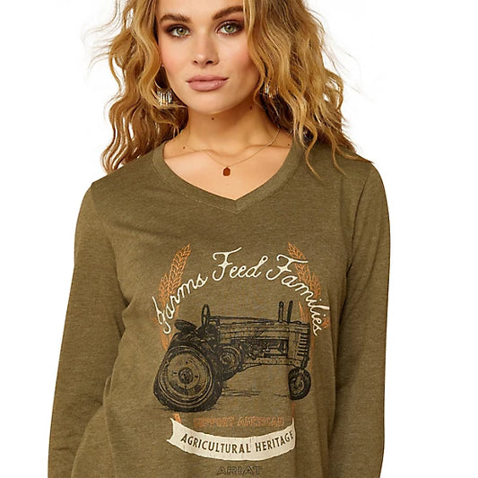 Ariat Women's Ariat AG Heritage Long Sleeve Graphic T-Shirt, 10052547