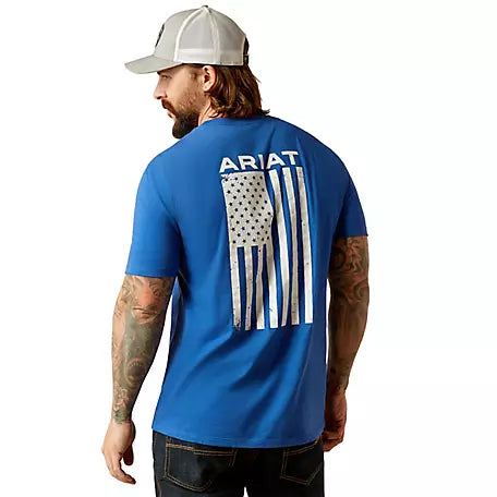 Ariat Mens Freedom SS Tshrt Royal Heather 10054174