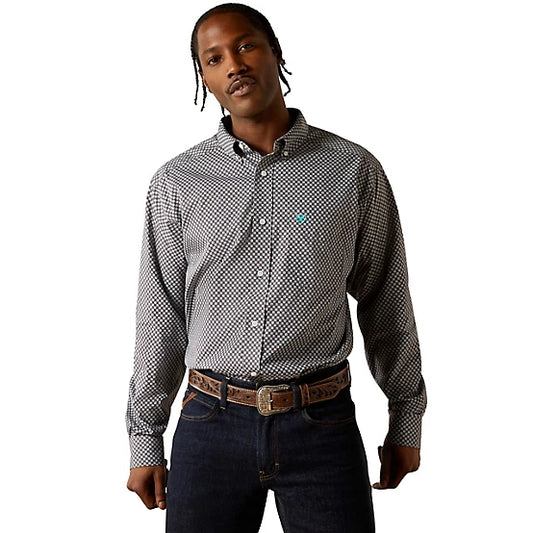 Ariat Men's Wrinkle Free Caleb Classic Fit Long Sleeve Shirt 10062228