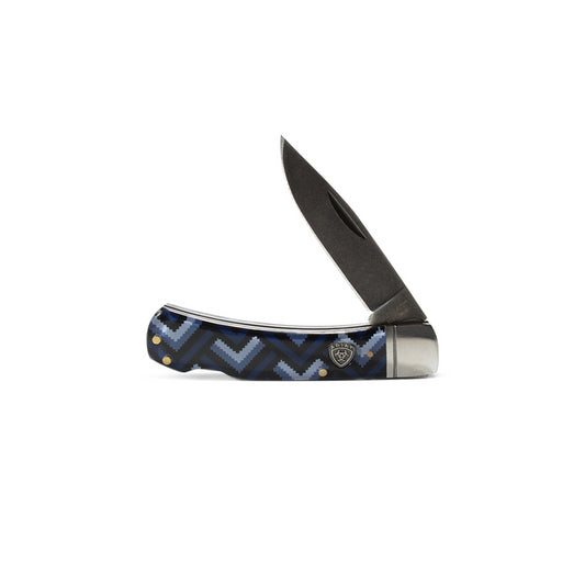 ARIAT 3" SMOOTH BLADE BLUE/BLACK - ACC KNIVES - A710013297-L