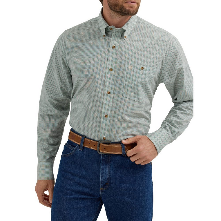 Wrangler Mens Classic Long Sleeve Shirt -112352414