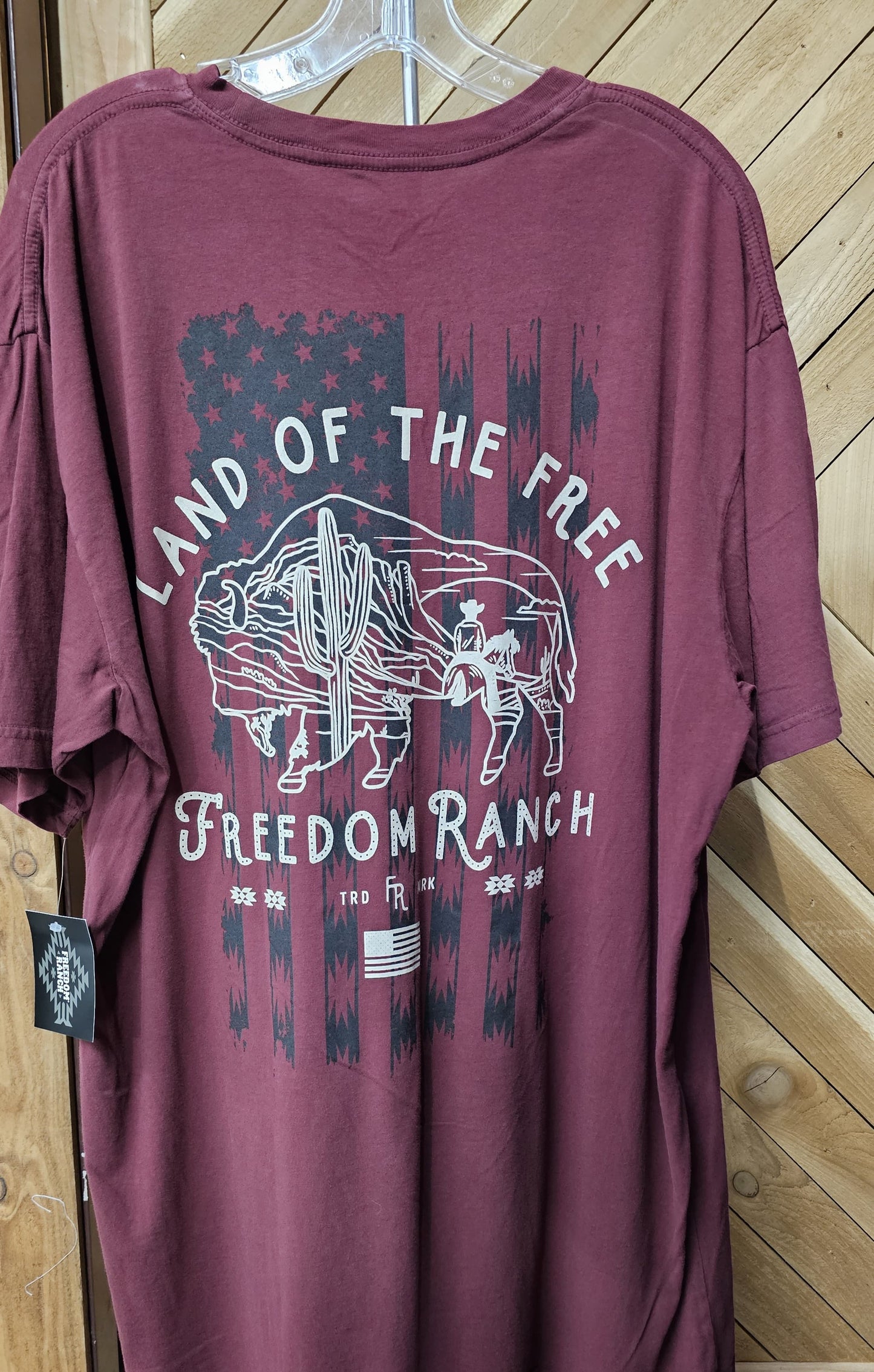 Freedom Ranch FR234 Freedom Banner S/S Tee