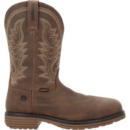 Men's Durango Workhorse 11" Rustic Brown Waterproof Composite Toe Work Boot - DDB0560
