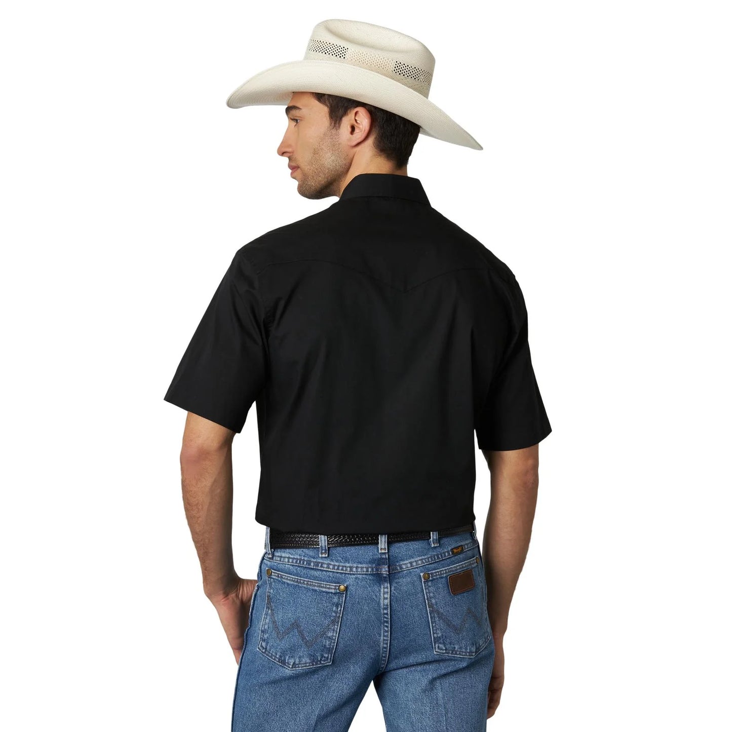 Wrangler Mens Sport Western Snap Front Shirt 71106BK