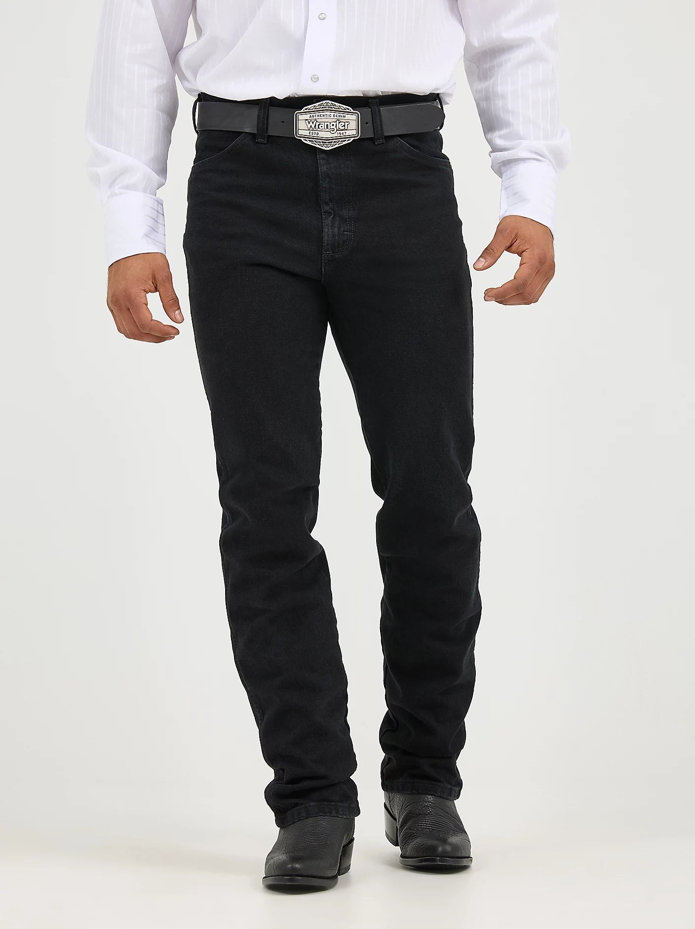 Wrangler Cowboy Cut Silver Edition Slim Fit Black 933