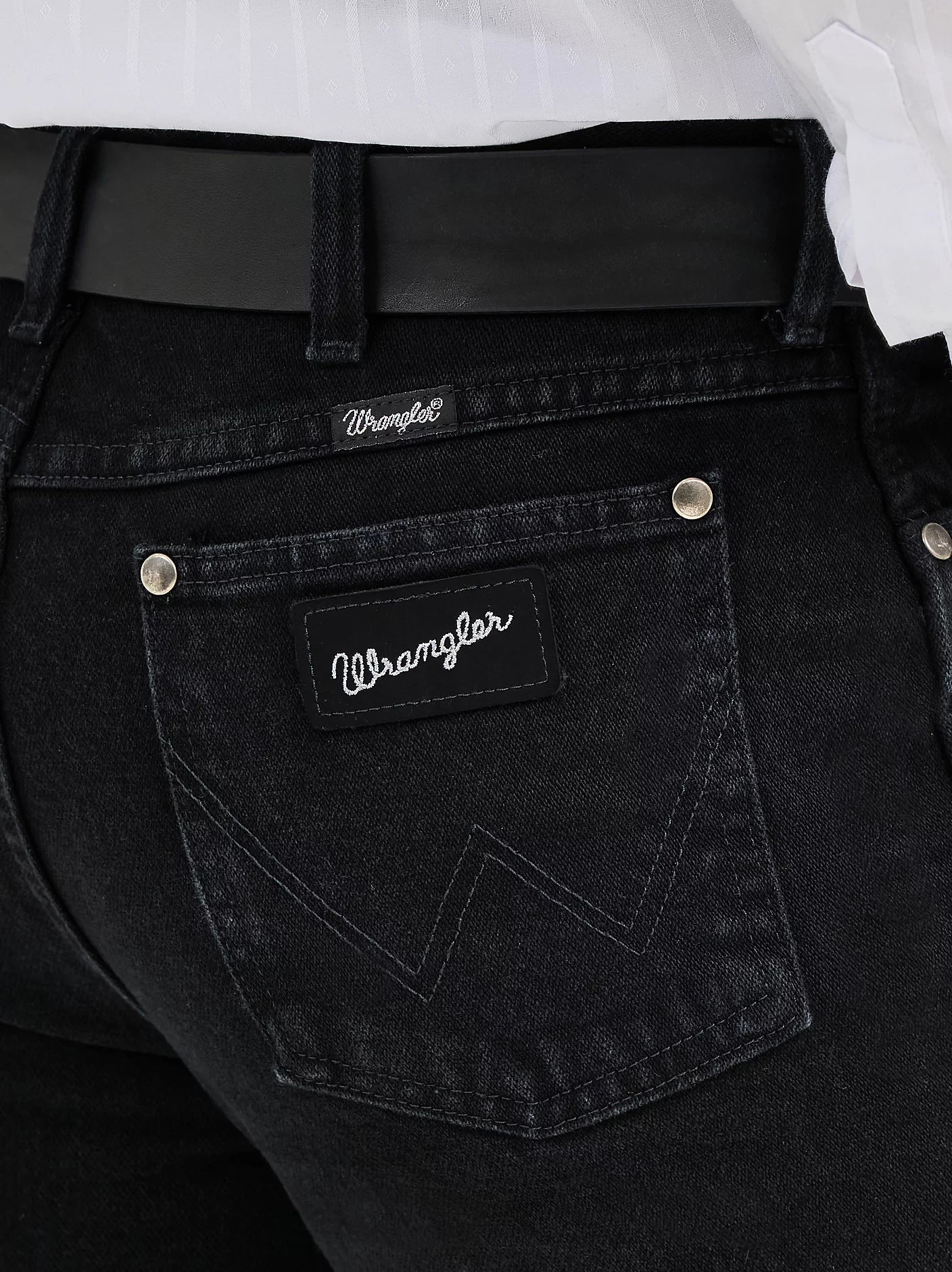 Wrangler Cowboy Cut Silver Edition Slim Fit Black 933