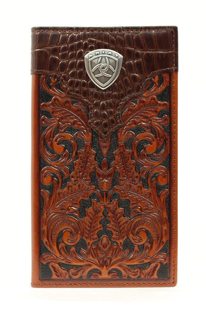 Ariat Gator Floral Rodeo Wallet / Checkbook Cover A3516208