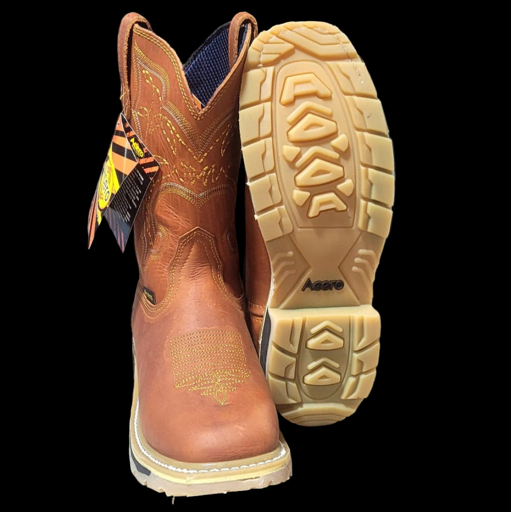 ACERO WORK BOOTS Orange Honey AWB1101