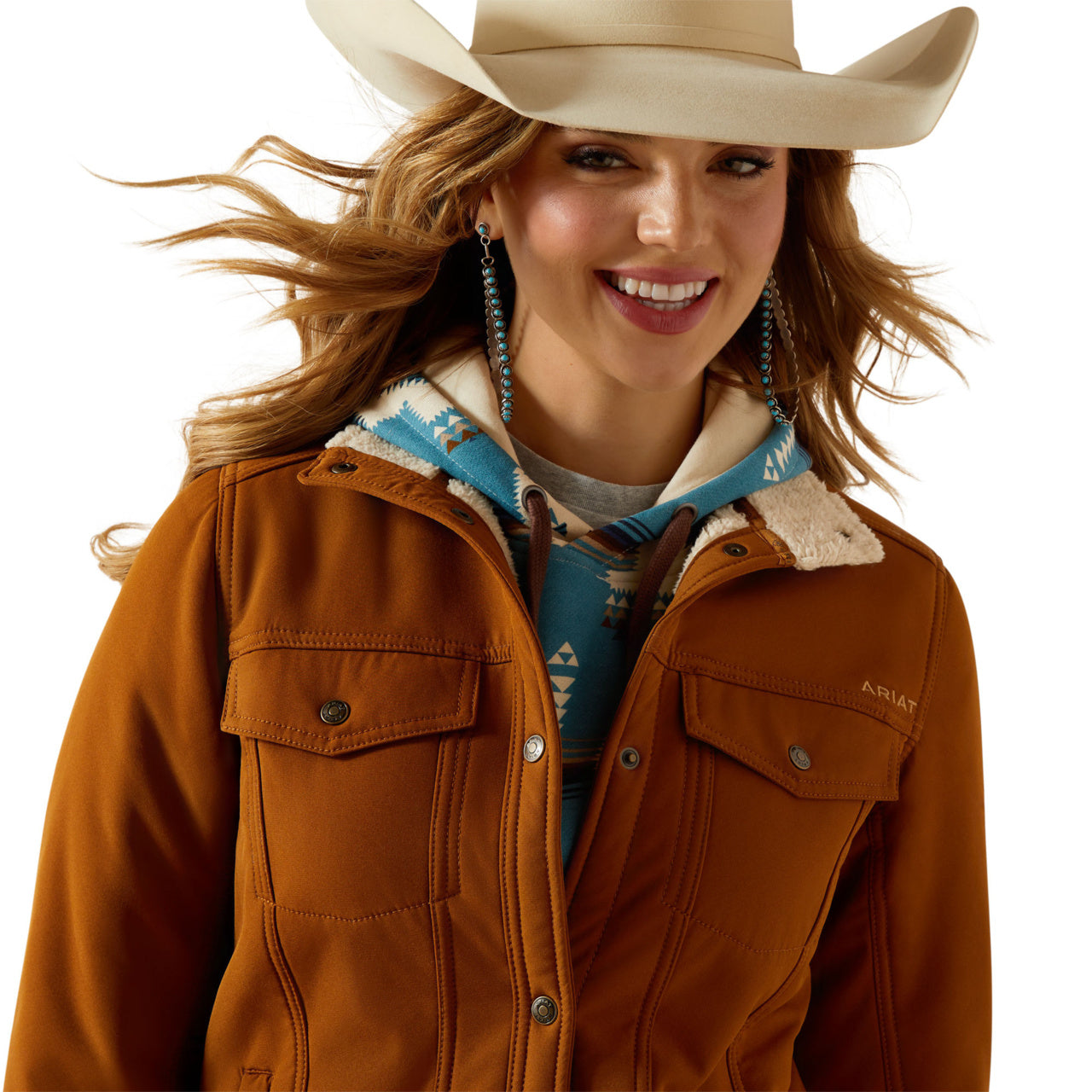 Ariat Women's Berber Back Barn Softshell Jacket 10062303