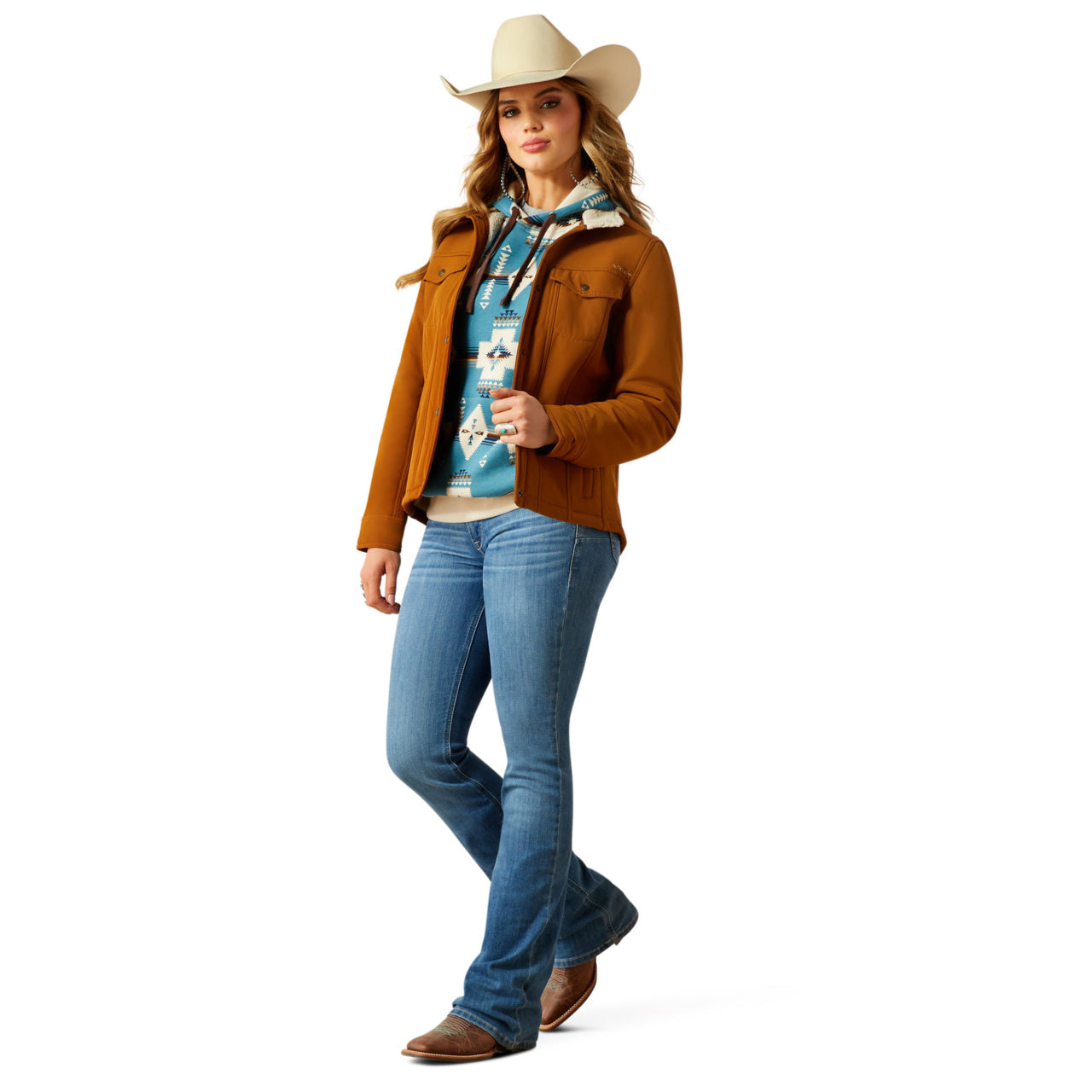 Ariat Women's Berber Back Barn Softshell Jacket 10062303