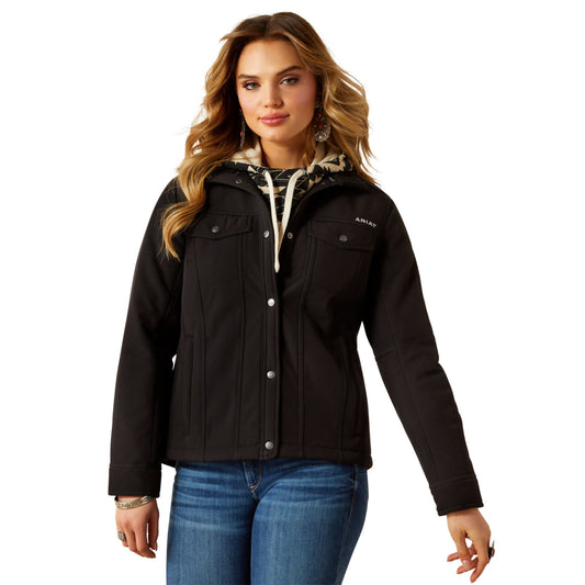 ARIAT BERBER BACK SOFTSHELL BLACK - LADIES JACKET - 10062258