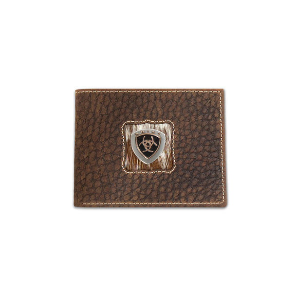 ARIAT BIFOLD CALF HAIR PATCH BROWN  ACCESSORIES WALLET  A3566802