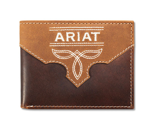 Ariat Bifold Pass Case Boot Stitch Wallet A3567102