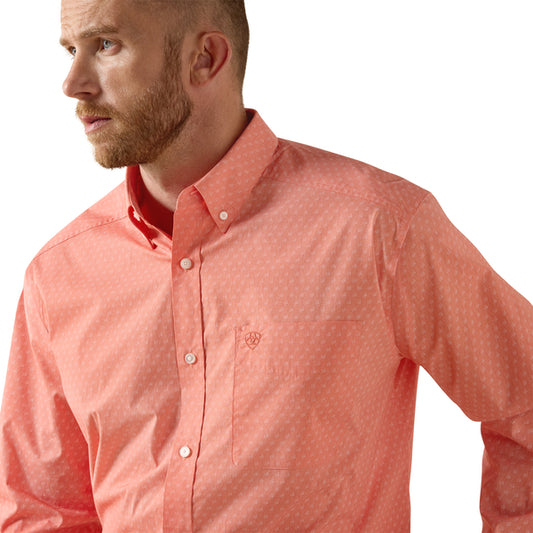 ARIAT JERRY EMBERGLOW SPECKLED PRINT - MENS SHIRT - 10071610