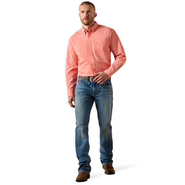 ARIAT JERRY EMBERGLOW SPECKLED PRINT - MENS SHIRT - 10071610