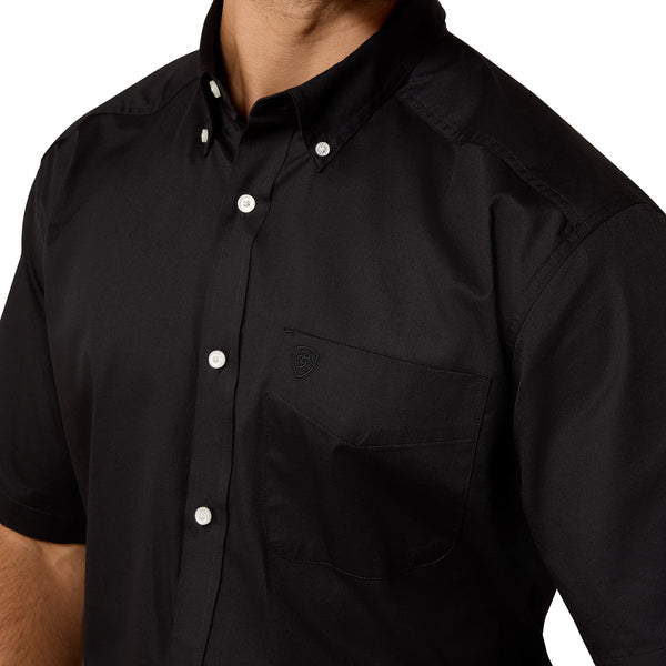 ARIAT LIGHTWEIGHT TWILL BLACK - MENS SHIRT - 10073432