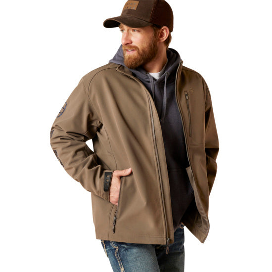 ARIAT MENS LOGO 2.0 SOFTSHELL BAYAN BARN JACKET 10046728