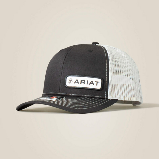 Ariat Men's Off Set Patch Cap Black One Size A300000501