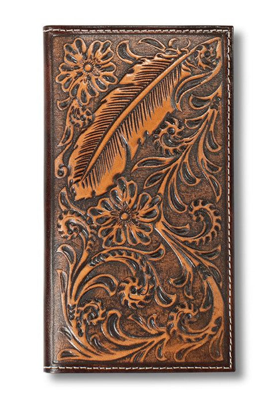 ARIAT RODEO FEATHER EMBOSSED BR A3557502