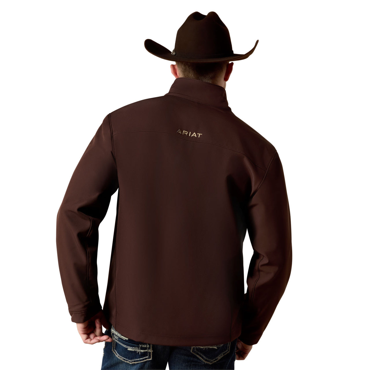 ARIAT VERNON SOFTSHELL BROWN ESPRESS MENS JACKET 10023330
