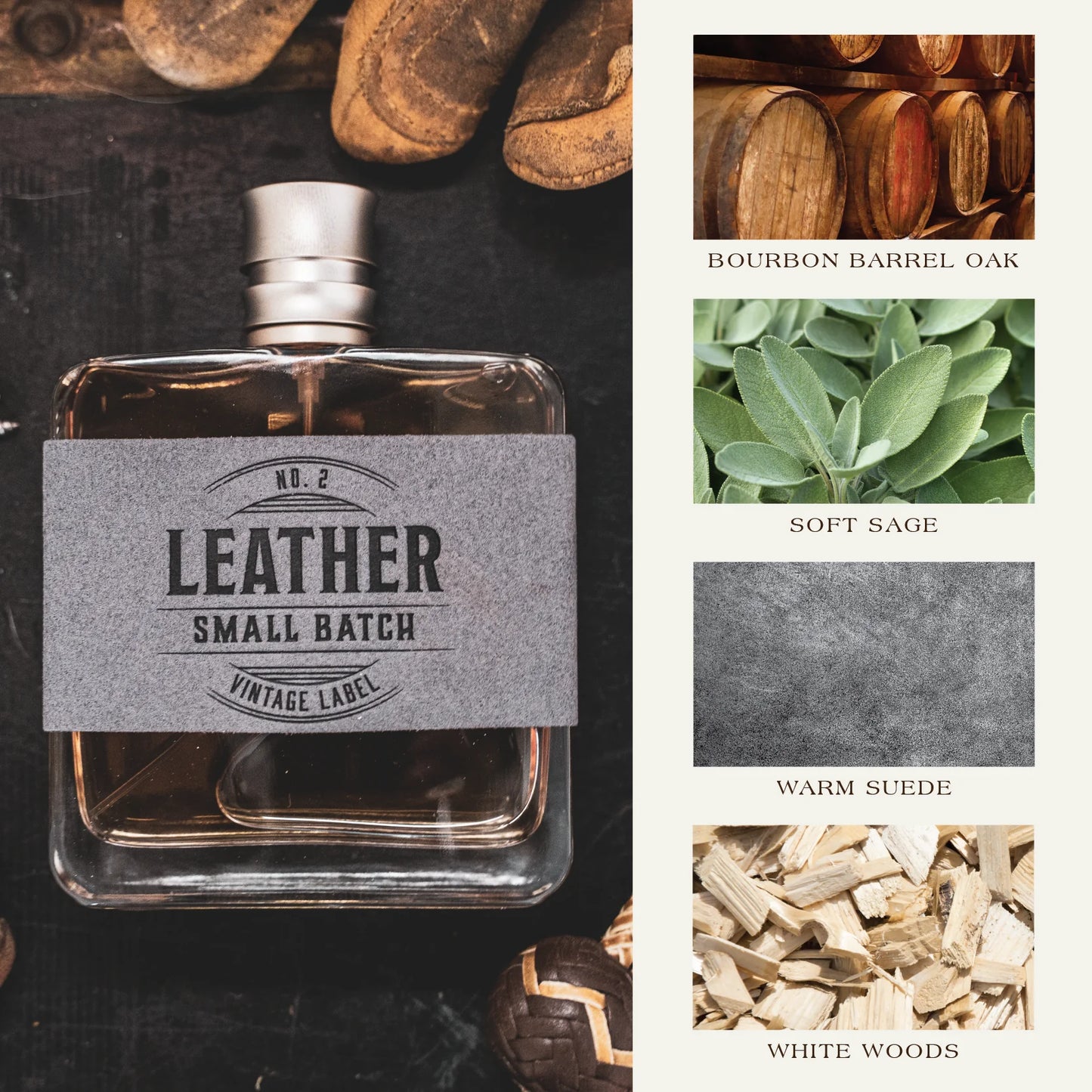 Leather Small Batch Cologne No.2 – 100 ml | 3.4 fl oz