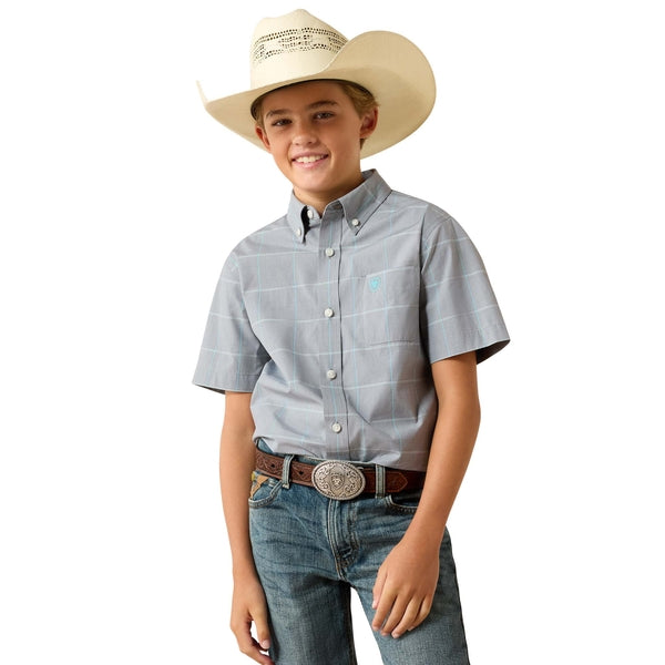 Ariat Youth Pro Series Percie Short Sleeve Western Shirt