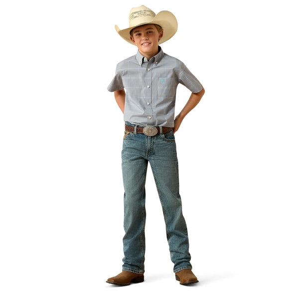 Ariat Youth Pro Series Percie Short Sleeve Western Shirt