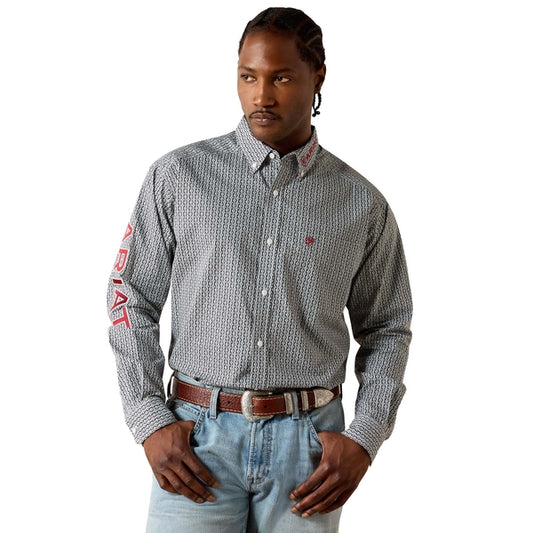 Ariat 10071716 Mens Team Ward Classic Fit Shirt Black