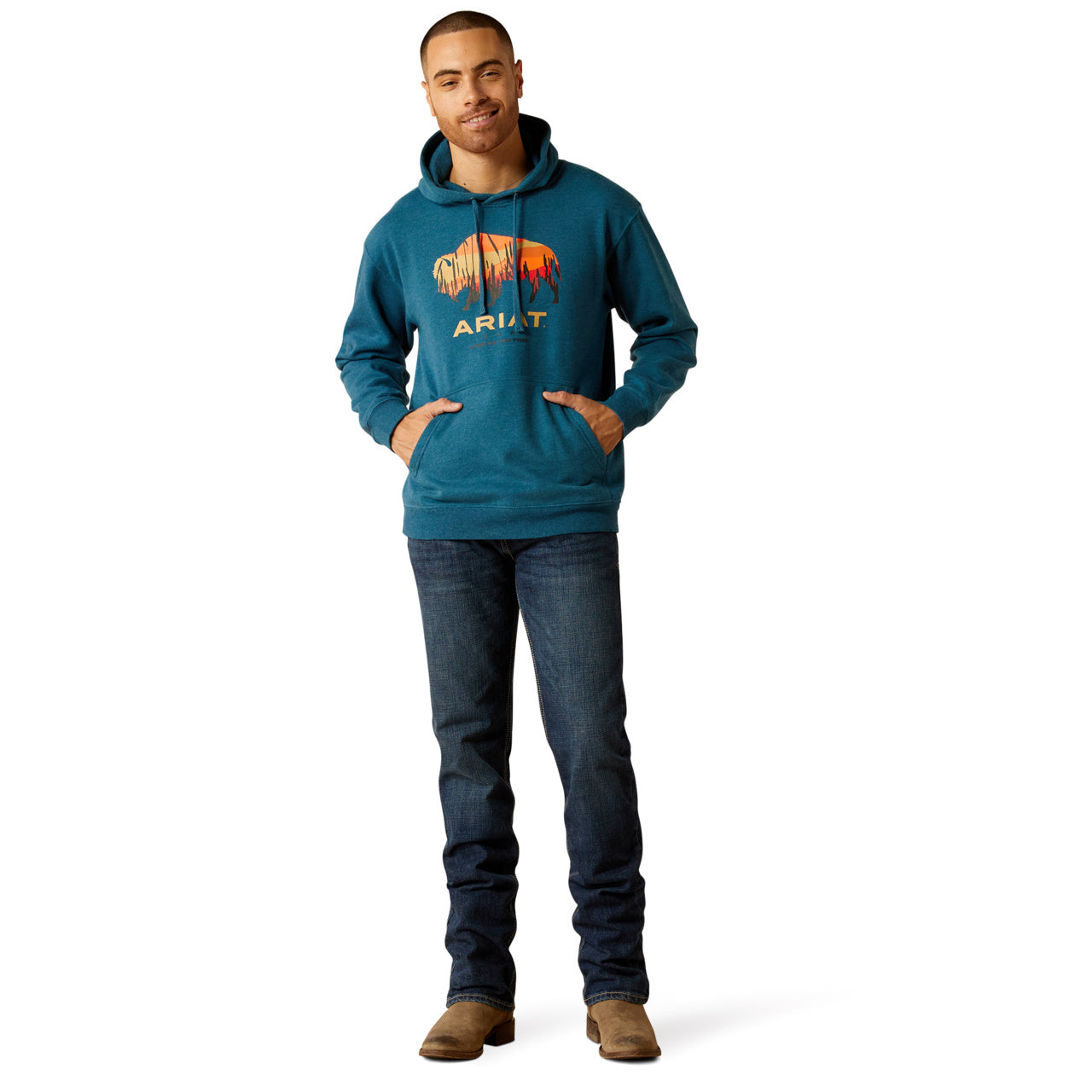 Ariat Bison Plains Hood Hydra Heather 10052459