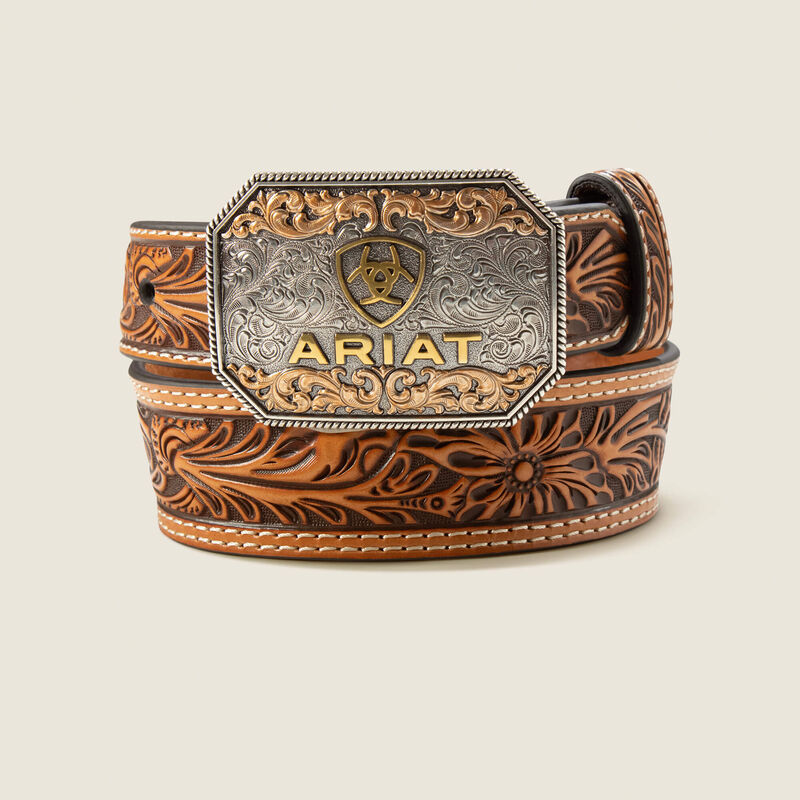 Ariat Boys Floral Tooled Belt A1309108