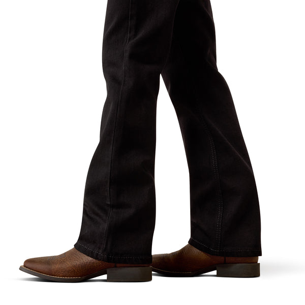 Ariat Boys' B4 Relaxed Hansen Boot Cut Jeans Black 10082243