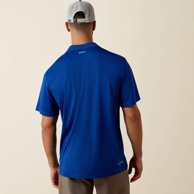 Ariat Men's AriatTEK Blue Quartz Polo 10073482