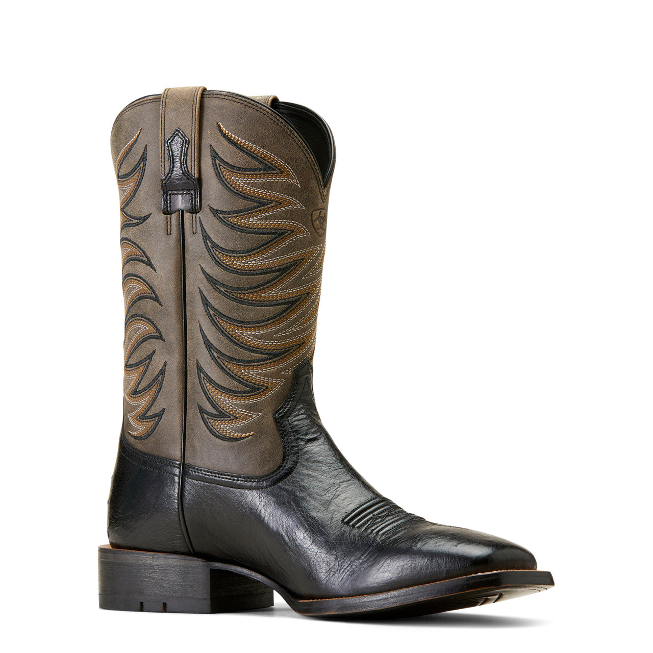 Ariat Men's Badlands Exotic Smooth Ostrich Western Boots - Broad Square Toe 10046953