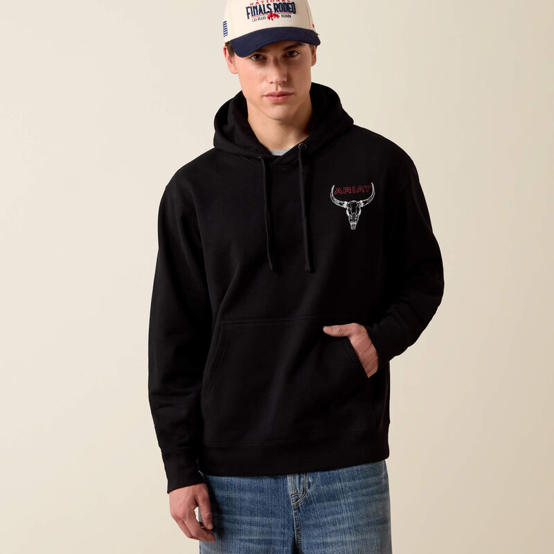 Ariat Men's Bison Bureau Hoodie Black 10079496