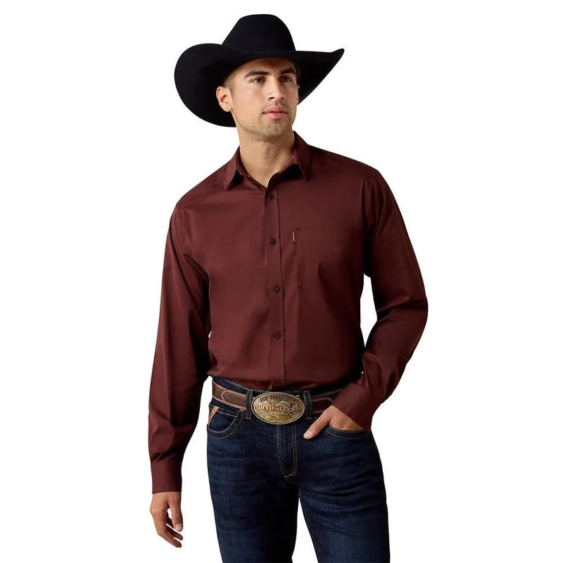 Ariat Men's Everything Bitter Chocolate Classic Fit Shirt 10079570