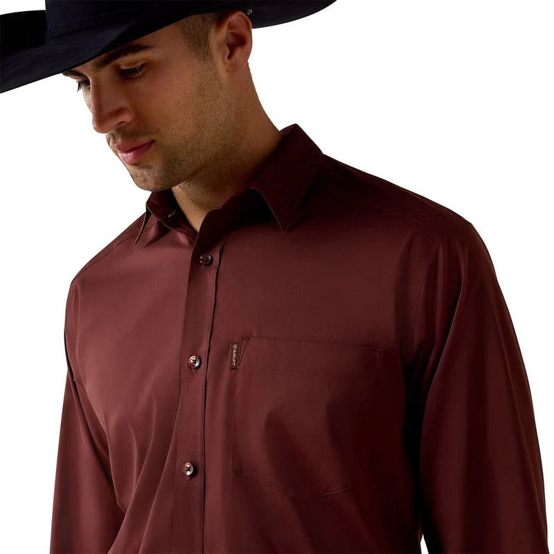 Ariat Men's Everything Bitter Chocolate Classic Fit Shirt 10079570