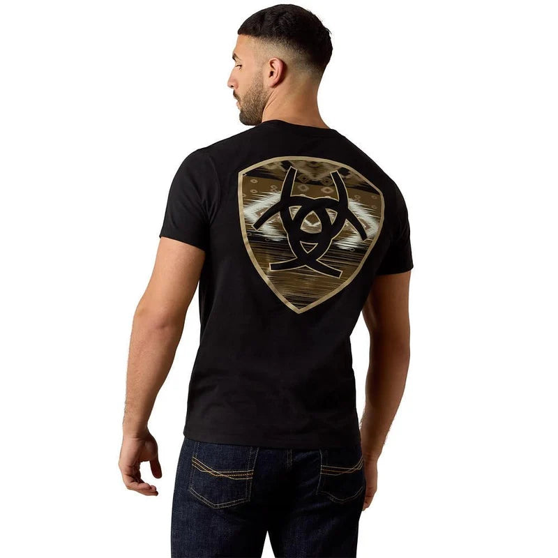 Ariat Men's Cojiba Serape Short Sleeve Graphic T-Shirt Black 10080685