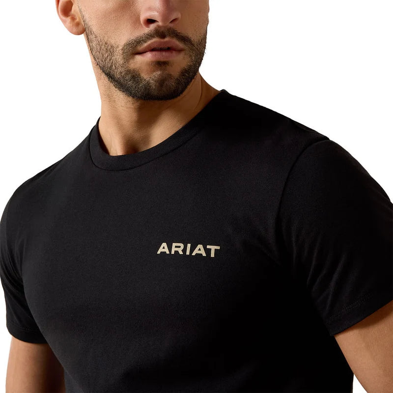 Ariat Men's Cojiba Serape Short Sleeve Graphic T-Shirt Black 10080685
