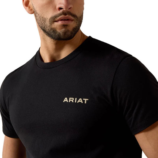Ariat Men's Cojiba Serape Short Sleeve Graphic T-Shirt Black 10080685