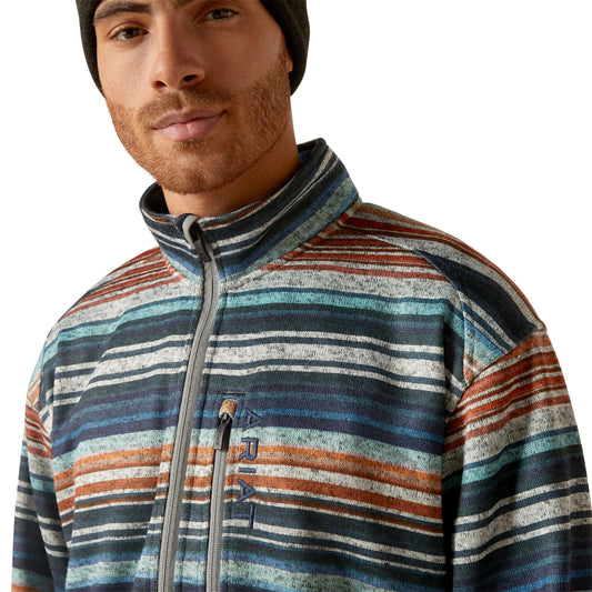 Ariat Men's Caldwell Jetty Grey Heather Full Zip Jacket 10046716