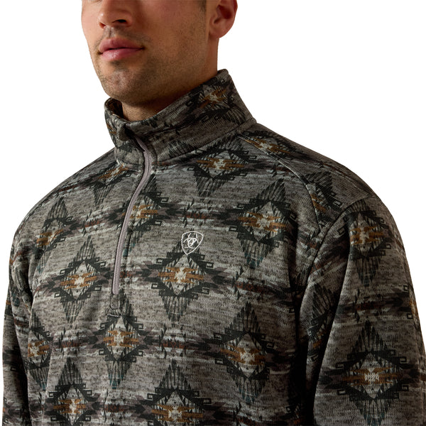Ariat Men's Caldwell Storm Front Southwest 1/4 Zip Sweater 10081927