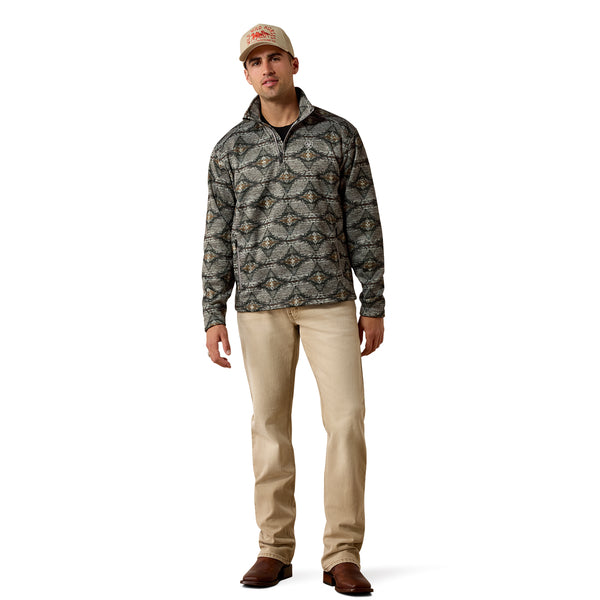 Ariat Men's Caldwell Storm Front Southwest 1/4 Zip Sweater 10081927