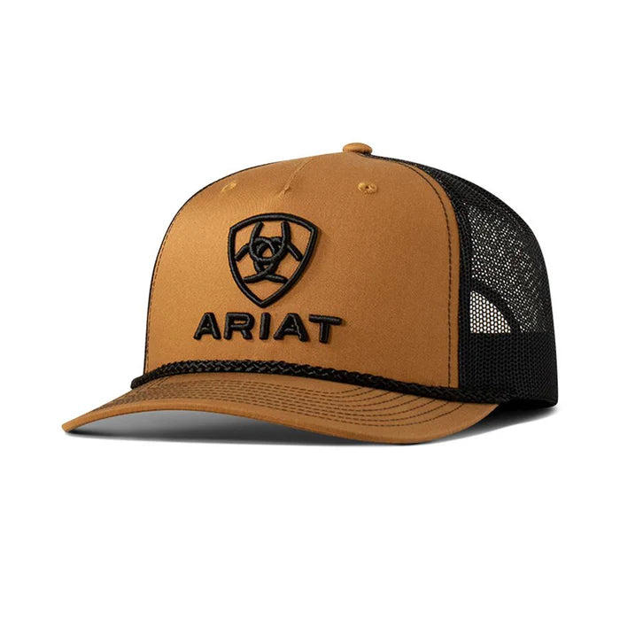 Ariat Men's Embroidered Shield Tan Cap a300090008